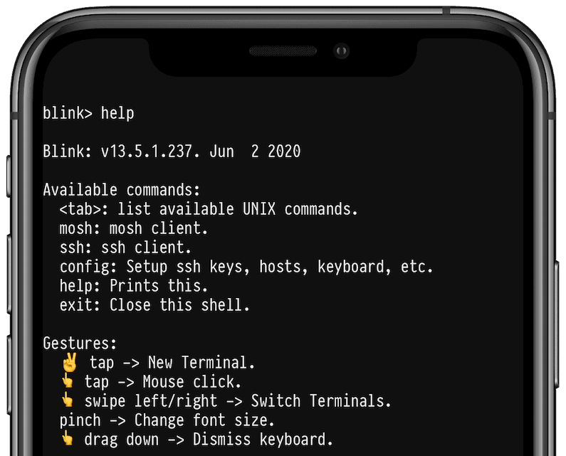 Commanding Your Blink Terminal Blink Shell