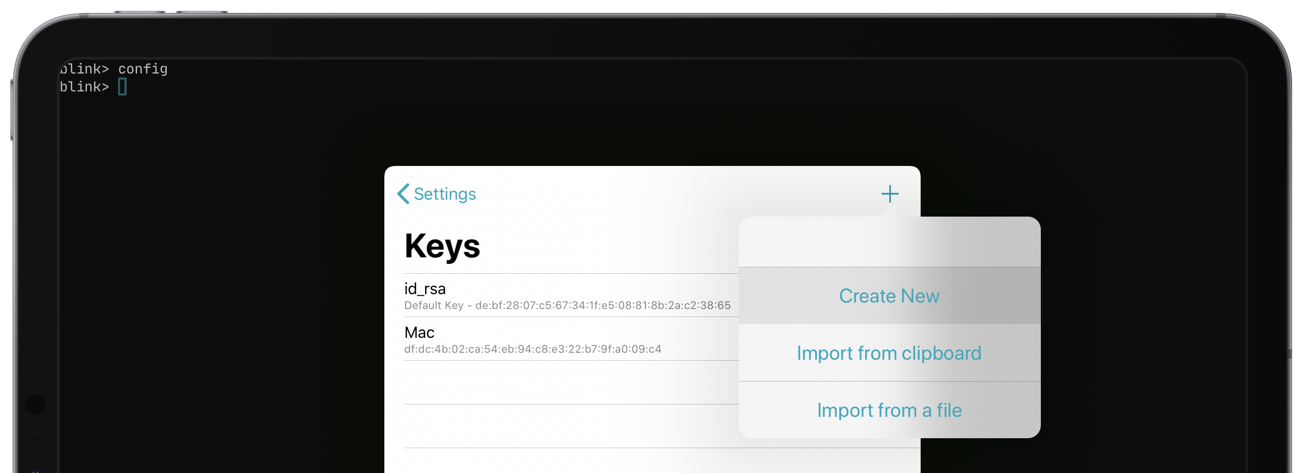 create ssh key